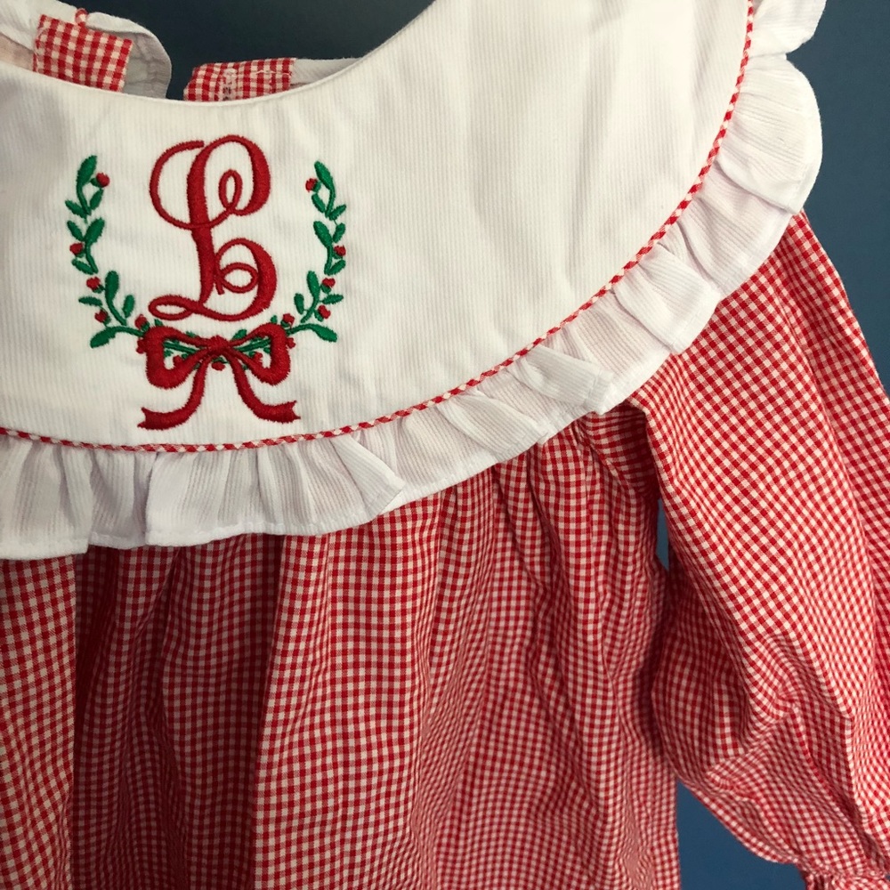 Cecil & Lou Smocked Red Gingham Dress - 18mo - L